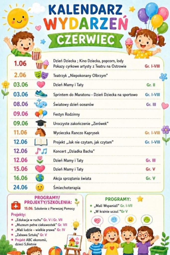 KALENDARZ WYDARZEŃ